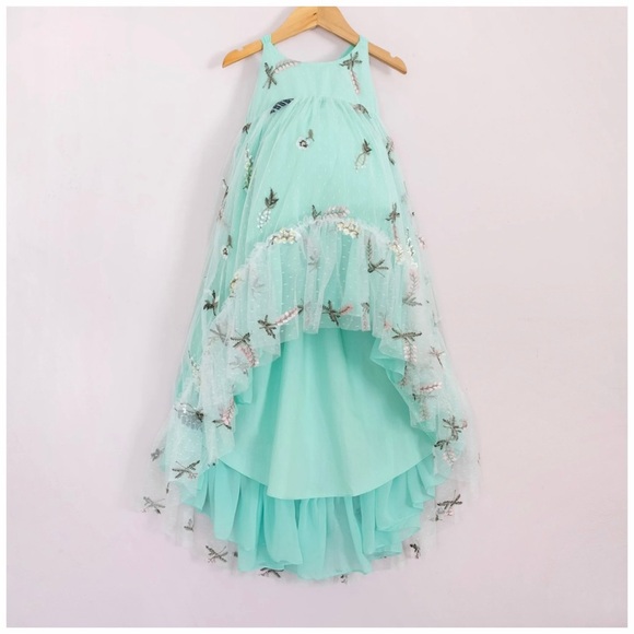 Pleiades Other - Pleiades Wild Lupine Ruffle Dress